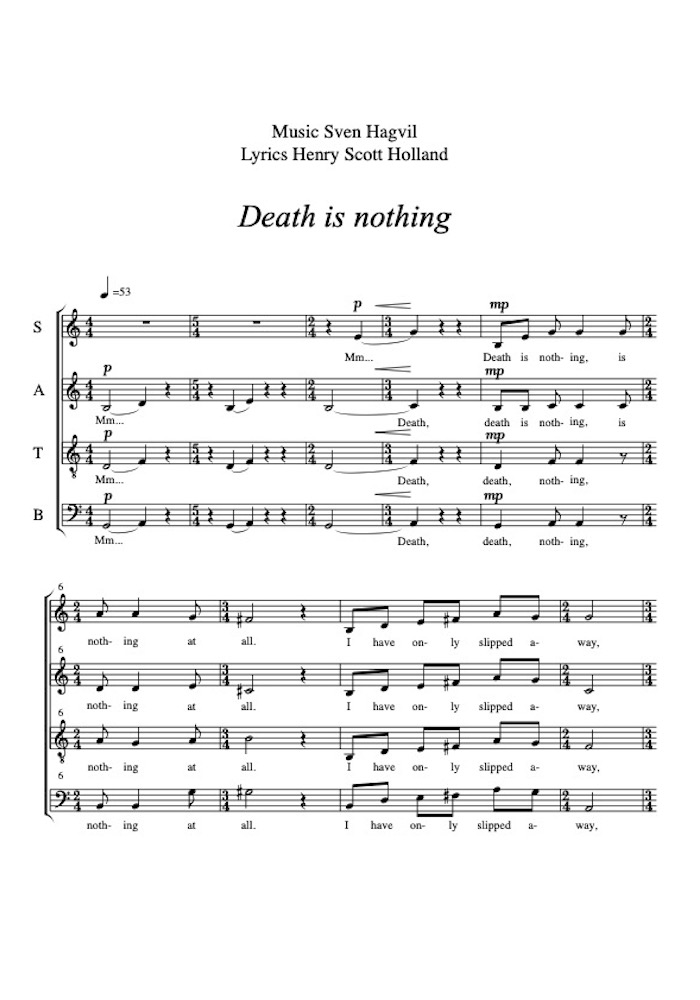 “Death is nothing”
